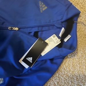 Blue Adidas zip up jacket